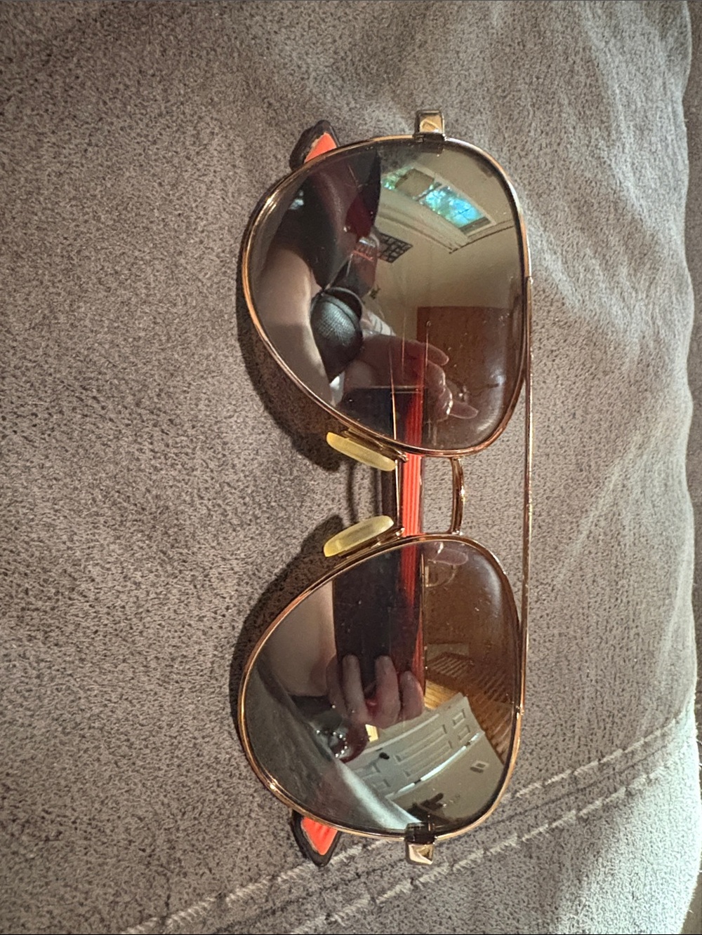 Women's Aviator Sunglasses - rose Gold Frame with Brown Lenses COSTA peli 580